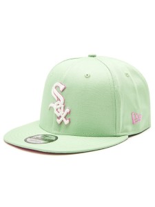 New Era Czapka z daszkiem Pastel Patch 60358060 Zielony