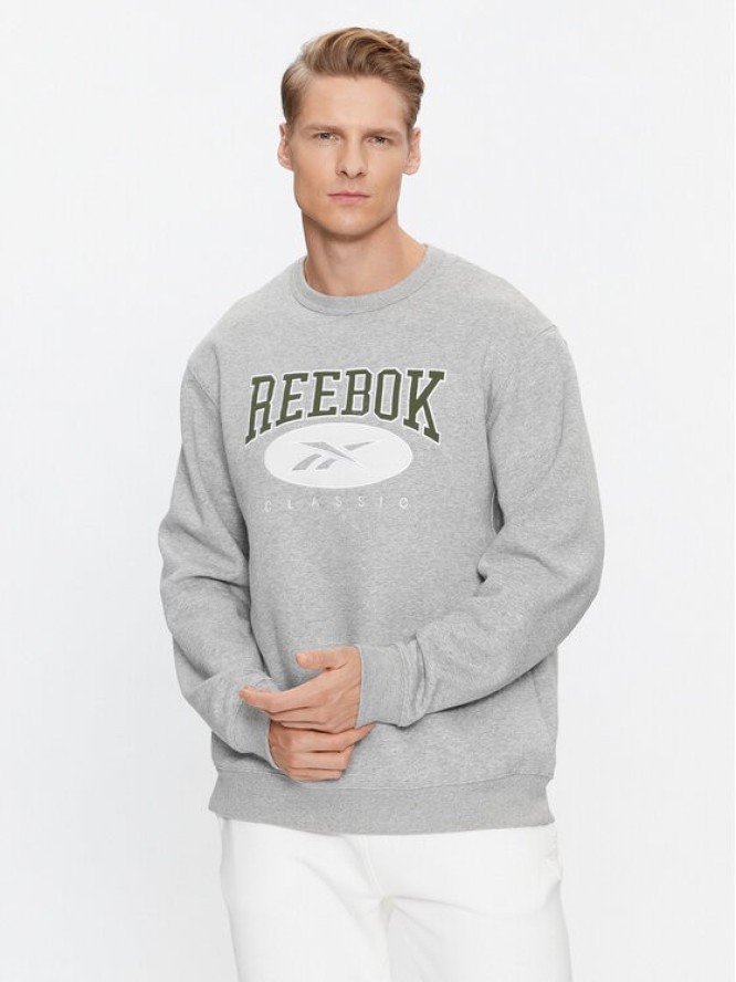 Reebok Bluza Archive Essentials IM1532 Szary Regular Fit