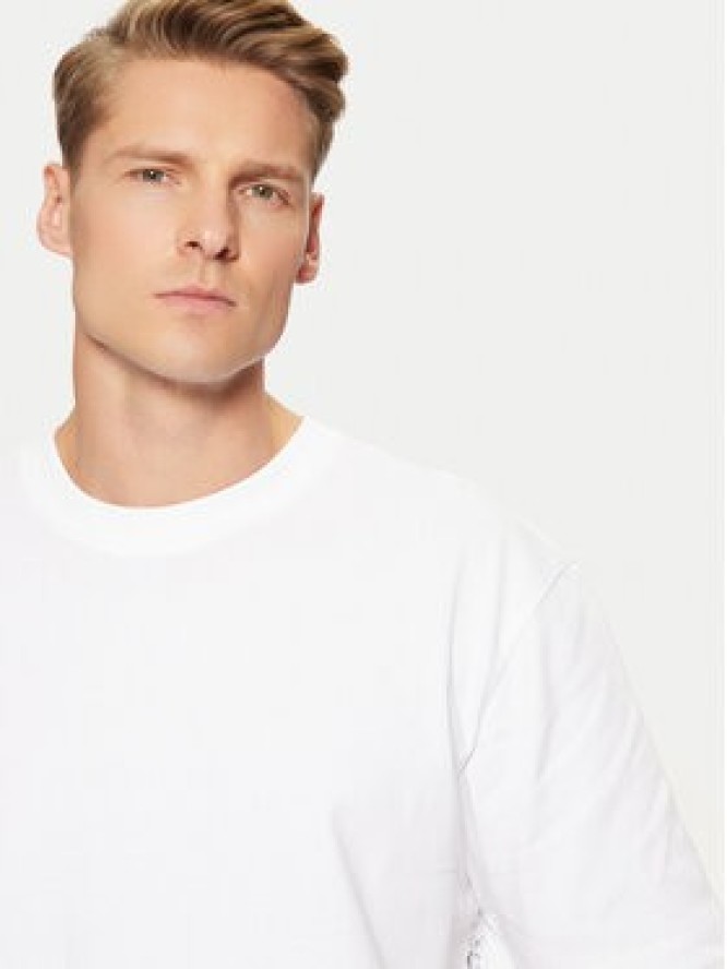 Karl Lagerfeld Jeans T-Shirt A1M17113 Biały Relaxed Fit