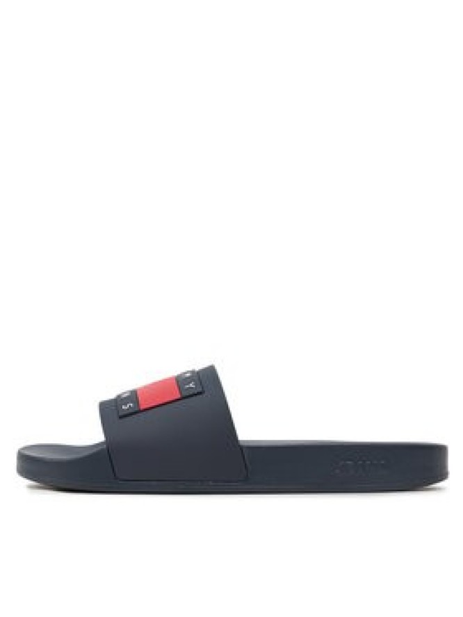 Tommy Jeans Klapki Pool Slide Ess EM0EM01191 Granatowy