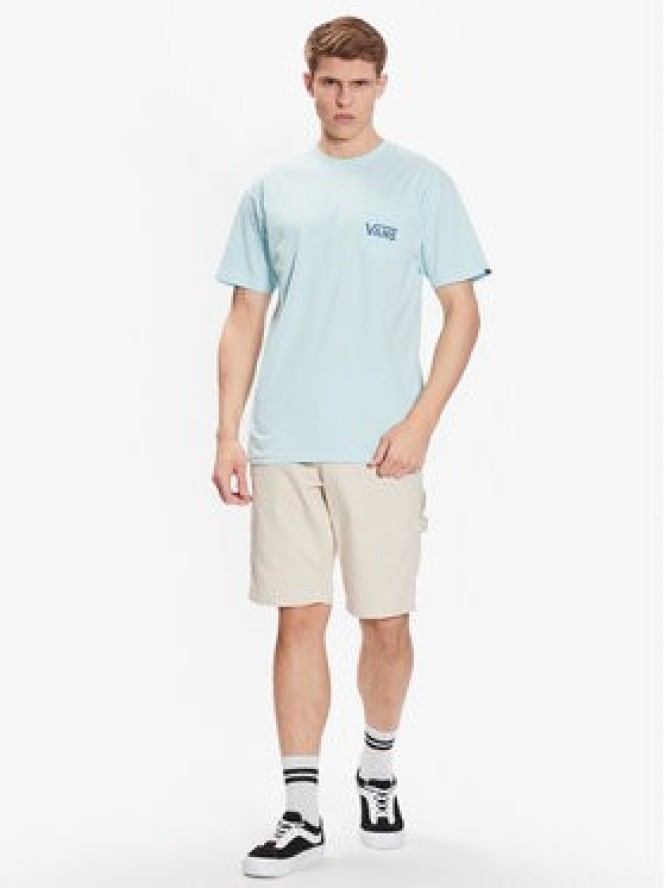 Vans T-Shirt Classic Back VN00004W Błękitny Classic Fit