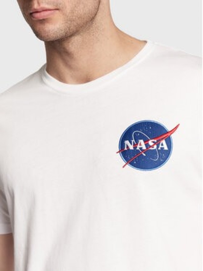 Alpha Industries T-Shirt Space Shuttle 176507 Biały Regular Fit