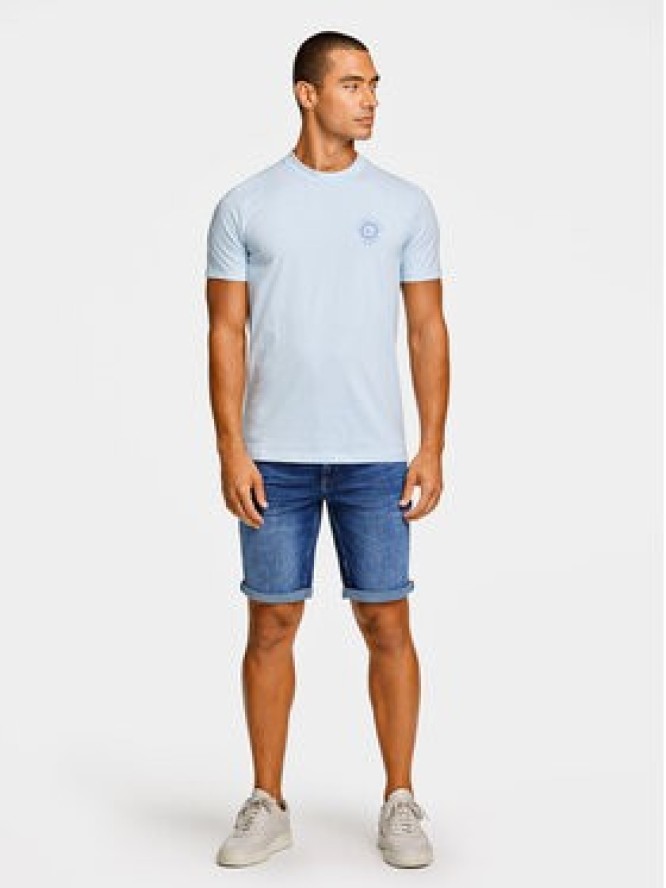 Lindbergh T-Shirt 30-400267 Błękitny Relaxed Fit