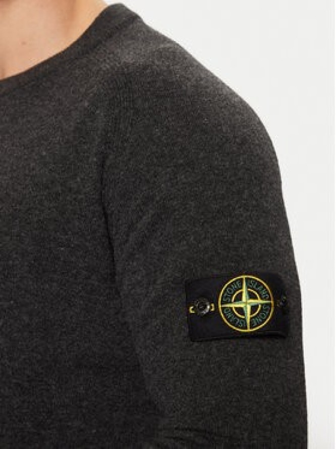 Stone Island Sweter 8115545B4 Szary Regular Fit