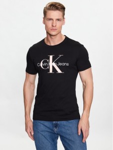 Calvin Klein Jeans T-Shirt J30J320806 Czarny Regular Fit