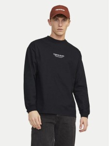 Jack&Jones Longsleeve Vesterbro 12251775 Czarny Loose Fit