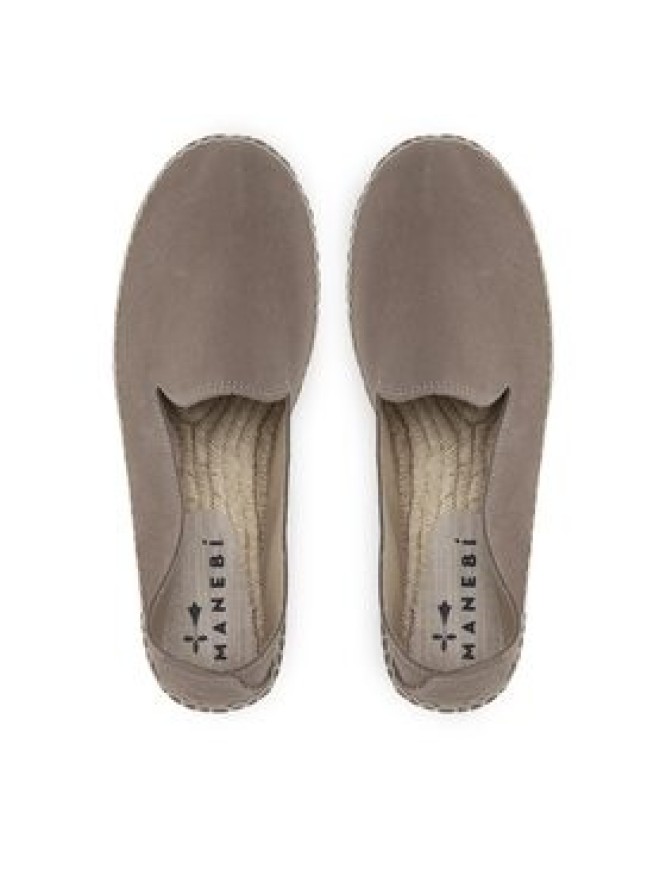 Manebi Espadryle Flat Espadrilles K 1.9 C0 Brązowy