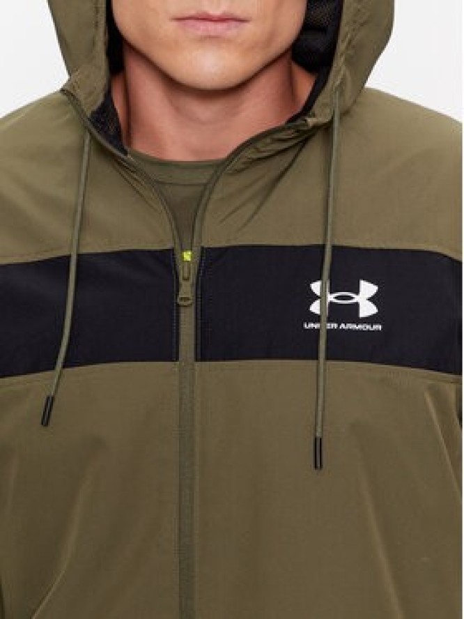 Under Armour Wiatrówka Ua Sportstyle Windbreaker 1361621 Khaki Loose Fit