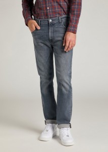 LEE RIDER MĘSKIE SPODNIE JEANSOWE MID WORN SHARK L701NKGM