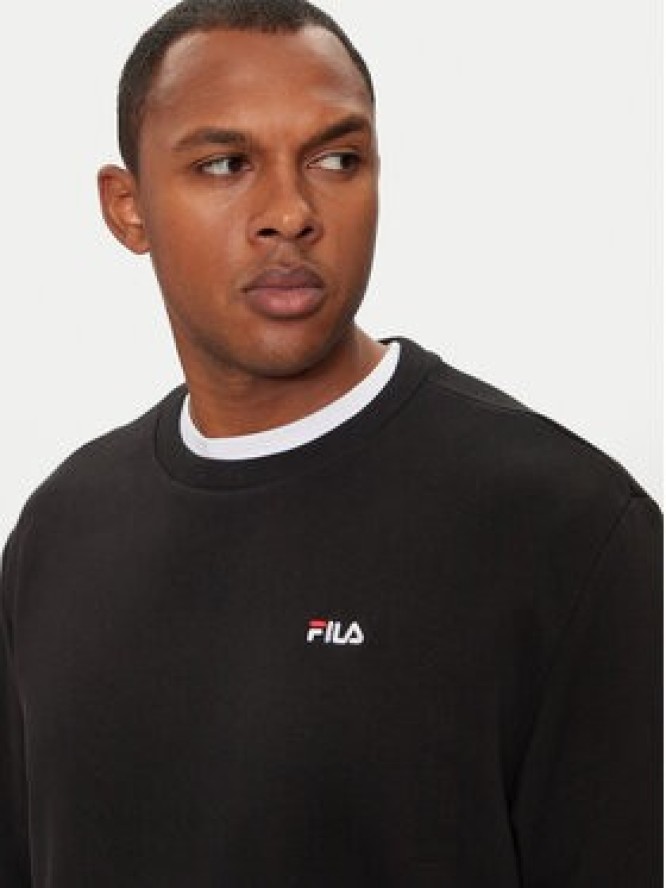 Fila Bluza Brustem FAM0343 Czarny Regular Fit