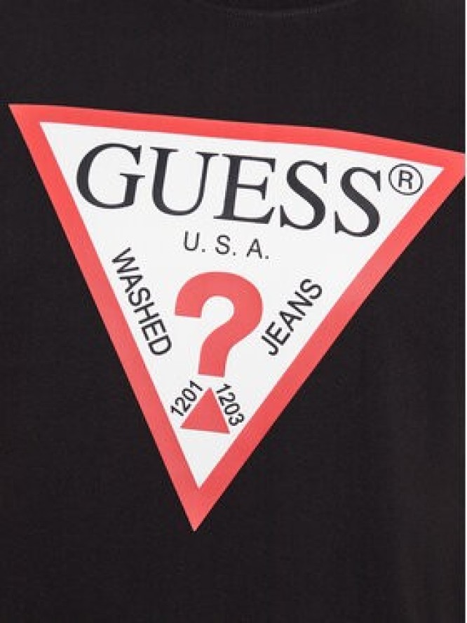 Guess T-Shirt M2YI71 I3Z14 Czarny Slim Fit