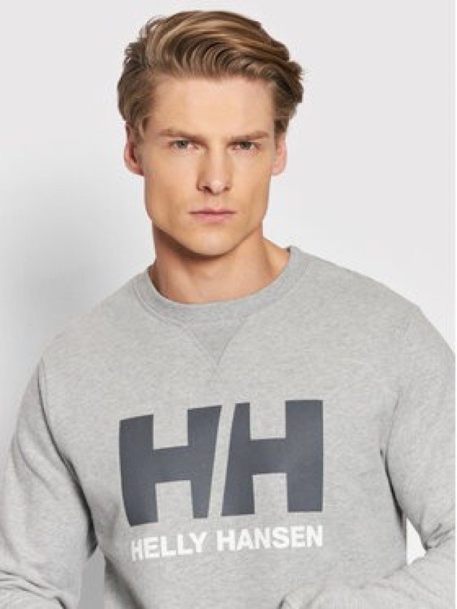 Helly Hansen Bluza Hh Logo Crew 34000 Szary Regular Fit