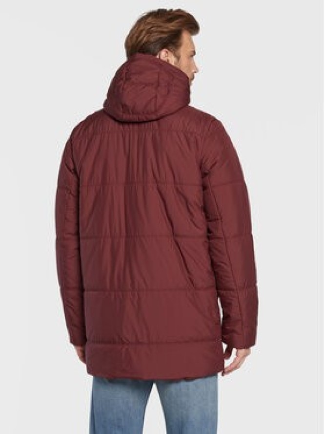 Jack Wolfskin Kurtka puchowa North York 1206381 Bordowy Regular Fit