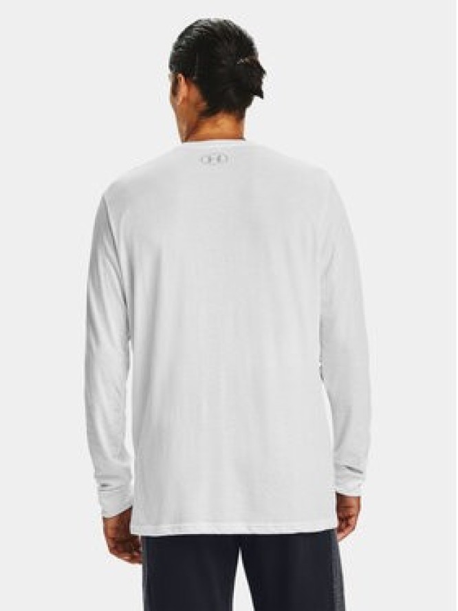 Under Armour Longsleeve Ua Sportstyle Left Chest Ls 1329585-100 Biały Loose Fit