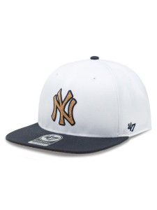 47 Brand Czapka z daszkiem MLB New York Yankees Corkscrew 47 CAPTAIN B-CORKS17WBP-WH Biały