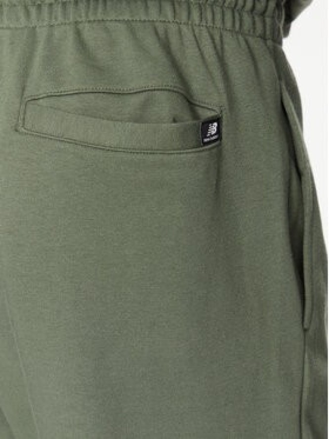 New Balance Spodnie dresowe MP31539 Zielony Regular Fit