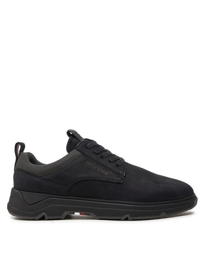 Tommy Hilfiger Sneakersy Nubuck Mix Hybrid Shoe FM0FM05092 Czarny