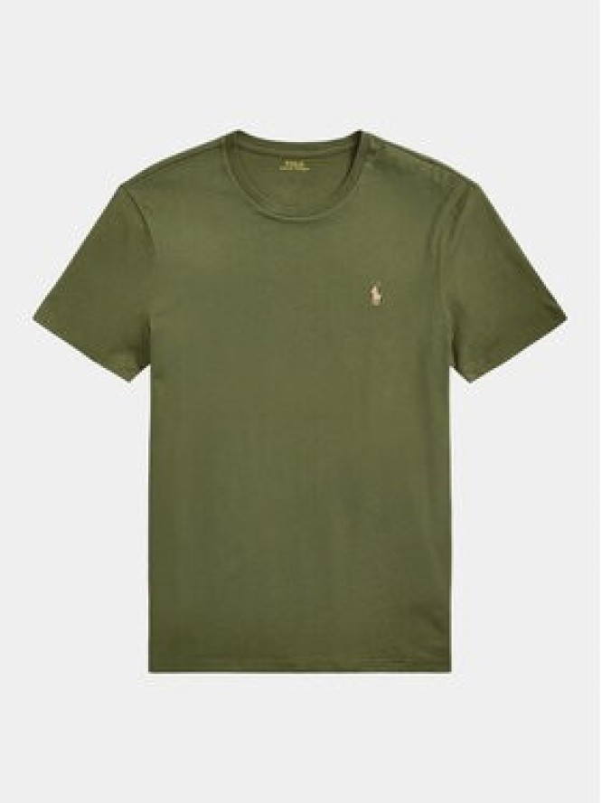 Polo Ralph Lauren T-Shirt 710671438341 Zielony Custom Slim Fit
