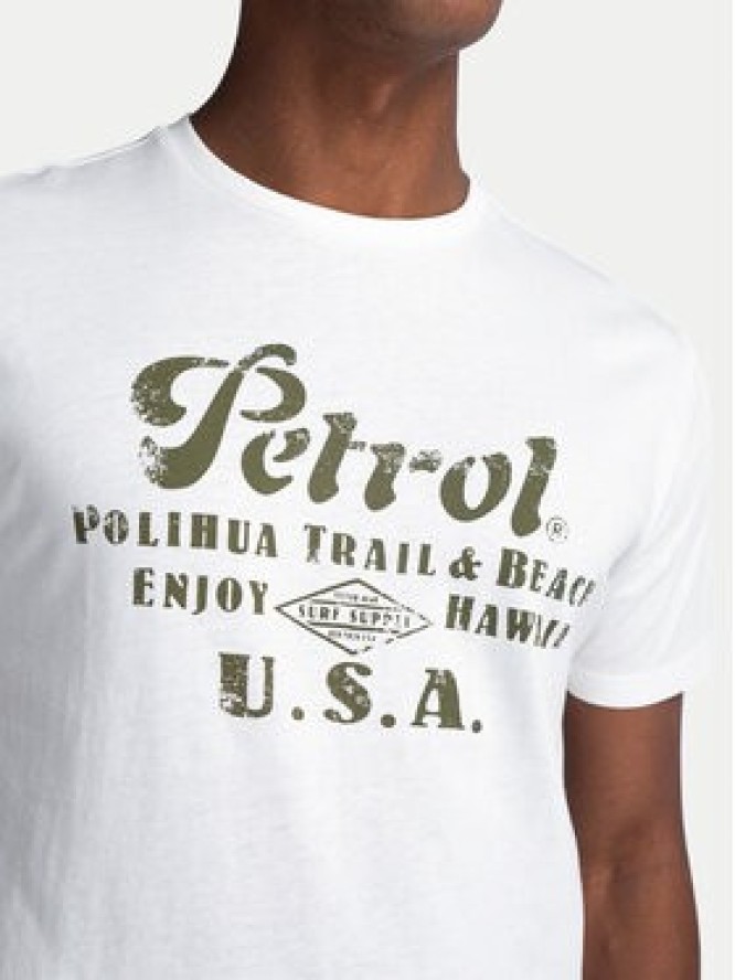 Petrol Industries T-Shirt M-1040-TSR600 Biały Regular Fit