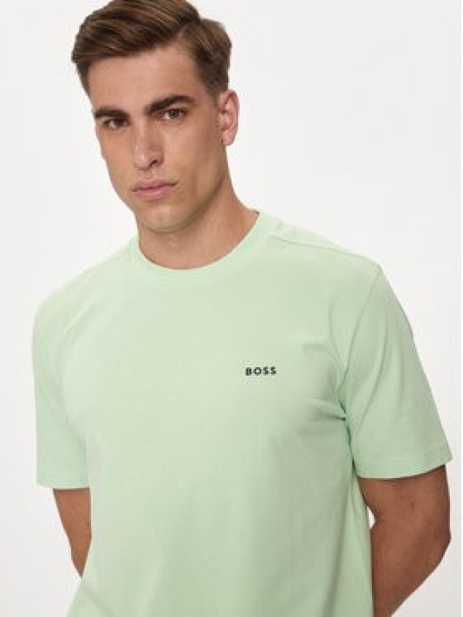 Boss T-Shirt Tee 50506373 Zielony Regular Fit