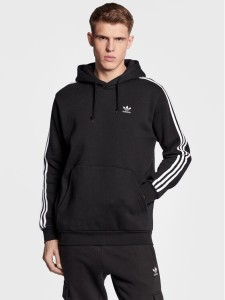 adidas Bluza Adicolor Classics 3-Stripes Hoodie IA6346 Czarny Regular Fit