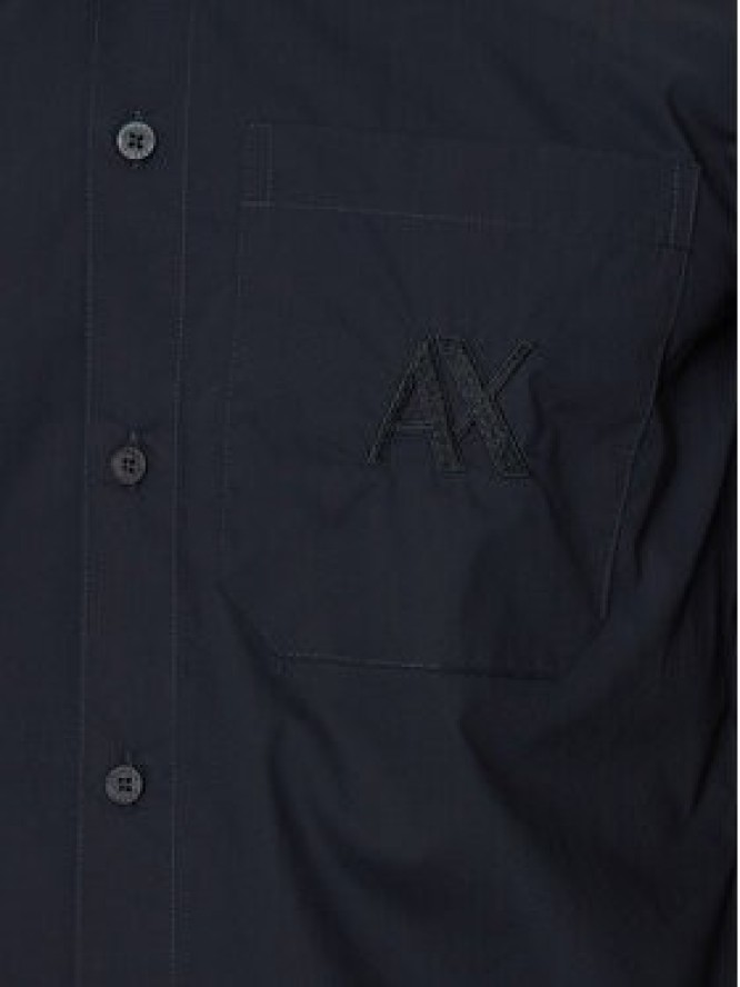 Armani Exchange Koszula 6DZC21 ZN2VZ 1510 Granatowy Slim Fit