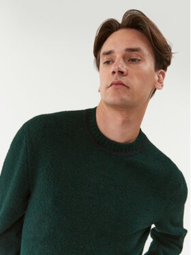 United Colors Of Benetton Sweter 104AK104Q Zielony Regular Fit