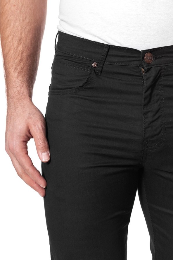 WRANGLER SPODNIE MĘSKIE ARIZONA BLACK W12OAN100