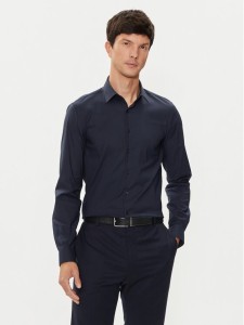 Calvin Klein Koszula K10K113182 Granatowy Slim Fit