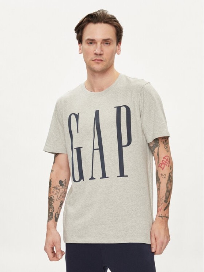 Gap T-Shirt 866774-02 Szary Regular Fit