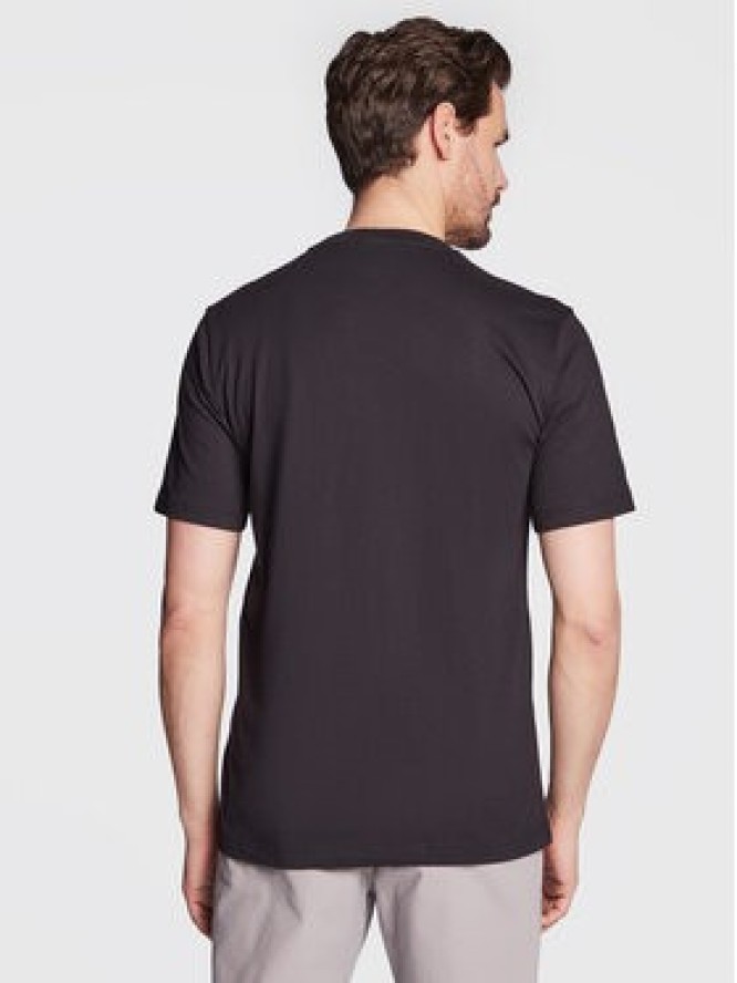 Champion T-Shirt Small Script Logo Embroidery 218006 Czarny Regular Fit