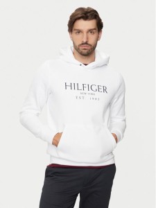 Tommy Hilfiger Bluza MW0MW35523 Biały Regular Fit