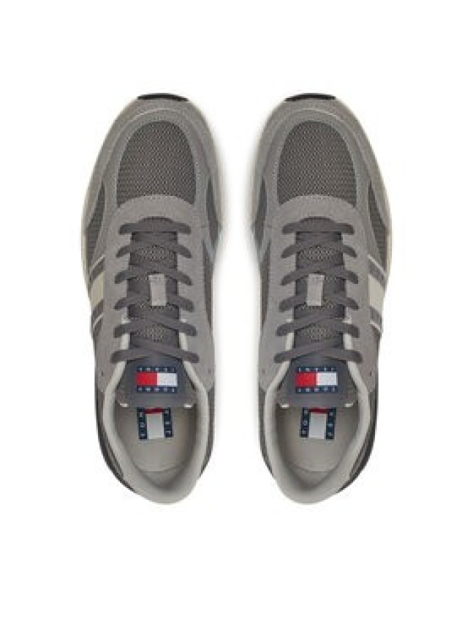 Tommy Jeans Sneakersy Technical Runner Ess EM0EM01537 Szary