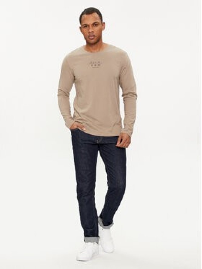 Jack&Jones Longsleeve 12251317 Beżowy Regular Fit