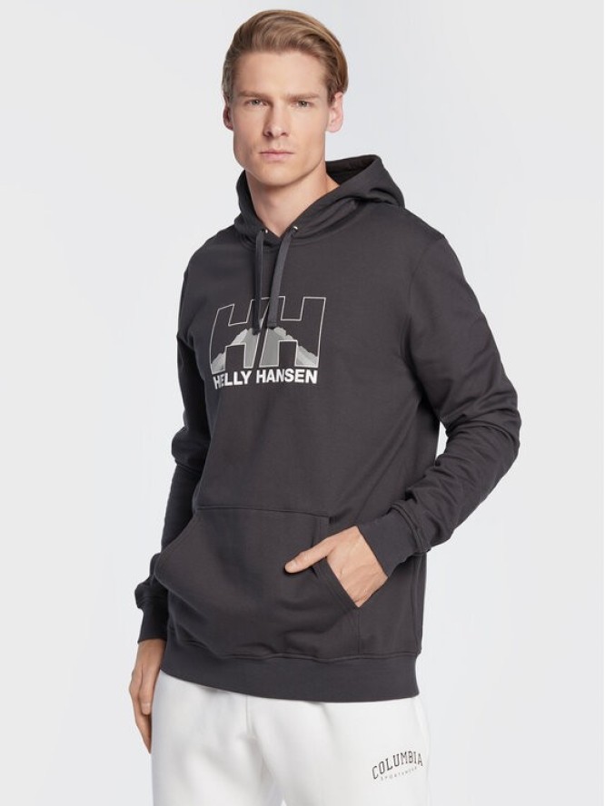 Helly Hansen Bluza Nord Graphic 62975 Szary Regular Fit