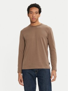 Sisley Longsleeve 3B7SS1045 Brązowy Regular Fit