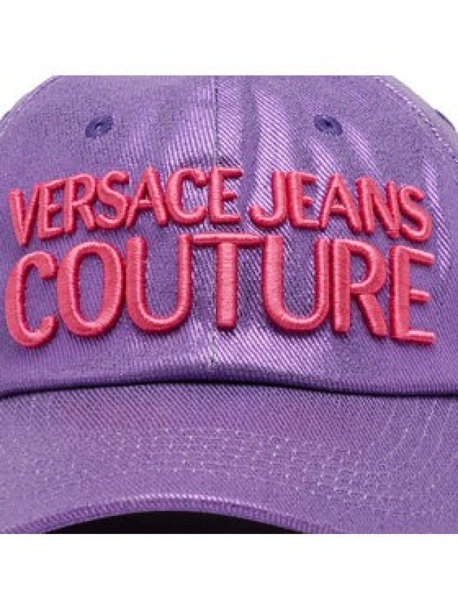 Versace Jeans Couture Czapka z daszkiem 74YAZK29 Fioletowy