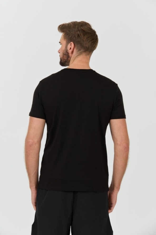 EMPORIO ARMANI Czarny t-shirt basique