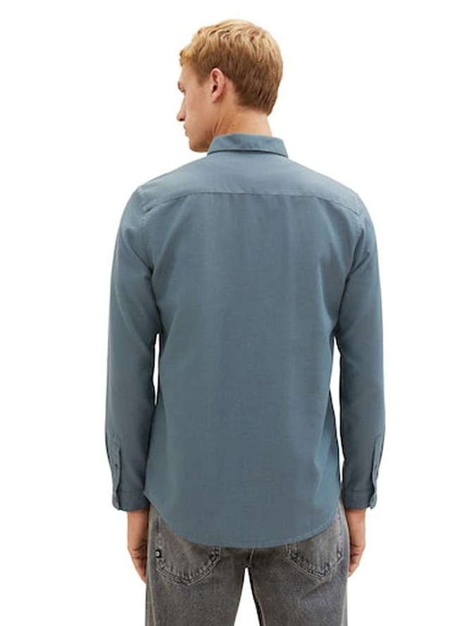 Tom Tailor Koszula w kolorze szaroniebieskim rozmiar: M