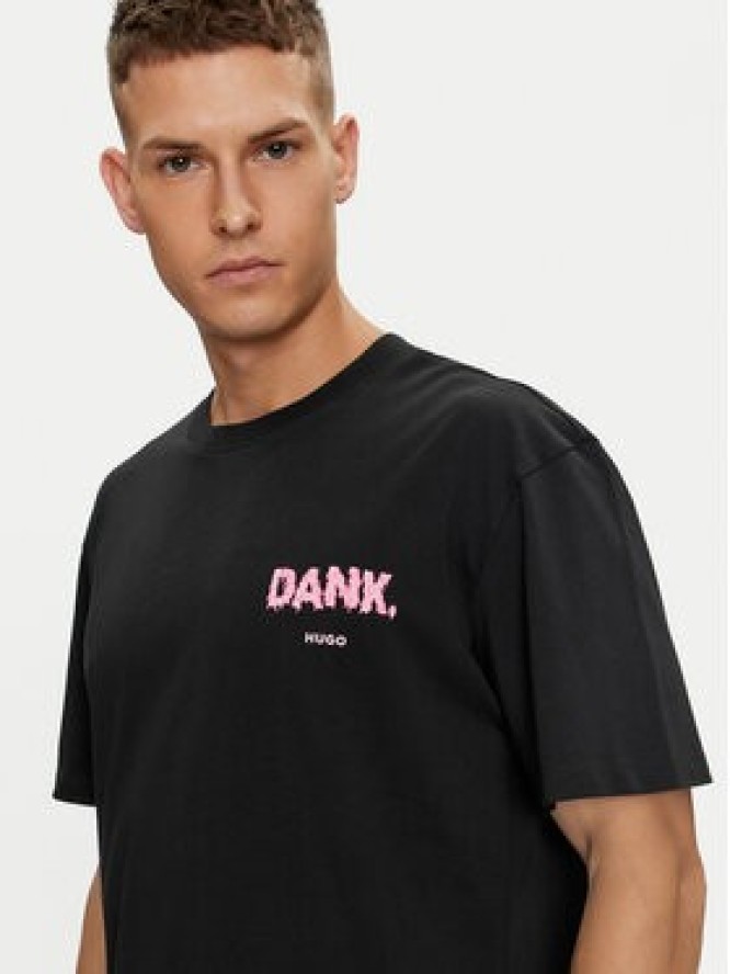 Hugo T-Shirt Danckugo 50517645 Czarny Relaxed Fit