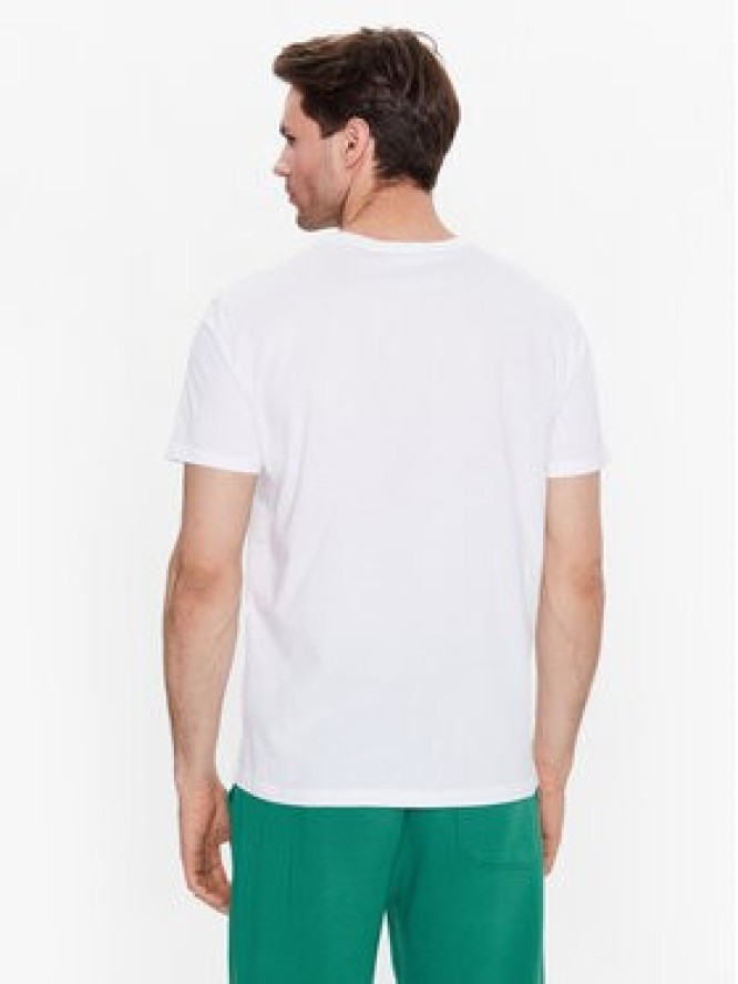 United Colors Of Benetton T-Shirt 3I1XU100A Biały Regular Fit