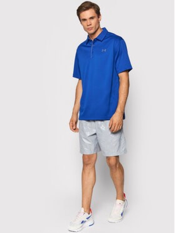 Under Armour Polo Ua Tech 1290140 Niebieski Loose Fit