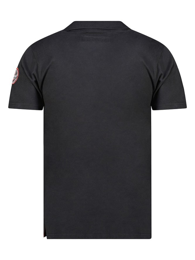Geographical Norway Koszulka polo w kolorze czarnym rozmiar: XXL
