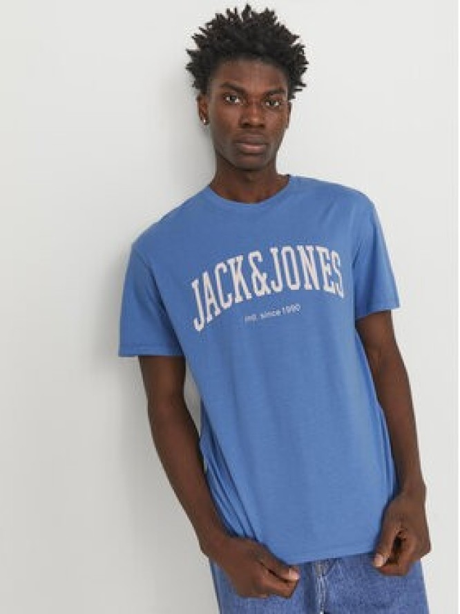 Jack&Jones T-Shirt Josh 12236514 Niebieski Relaxed Fit