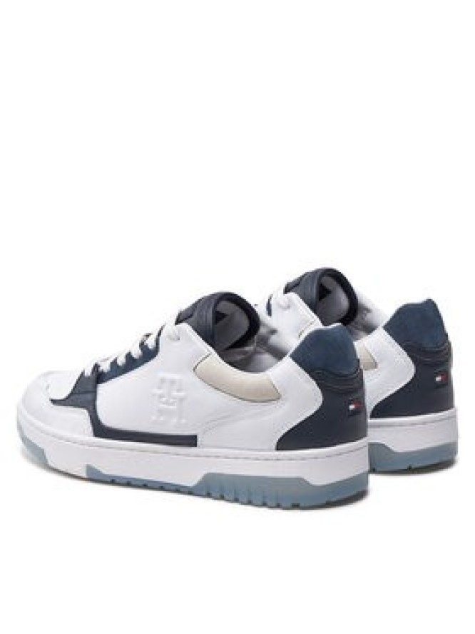 Tommy Hilfiger Sneakersy Th Basket Best Locker FM0FM04969 Biały