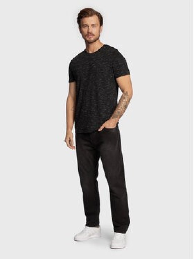 Brave Soul Jeansy MJN-WRIGLEYBLK Czarny Loose Fit