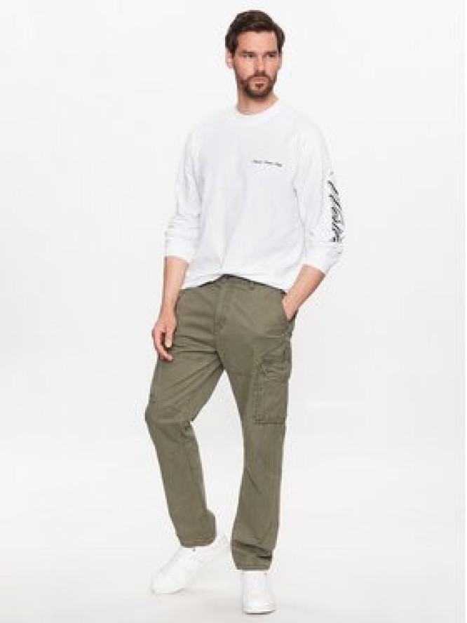 Jack&Jones Longsleeve Studio 12227722 Biały Regular Fit