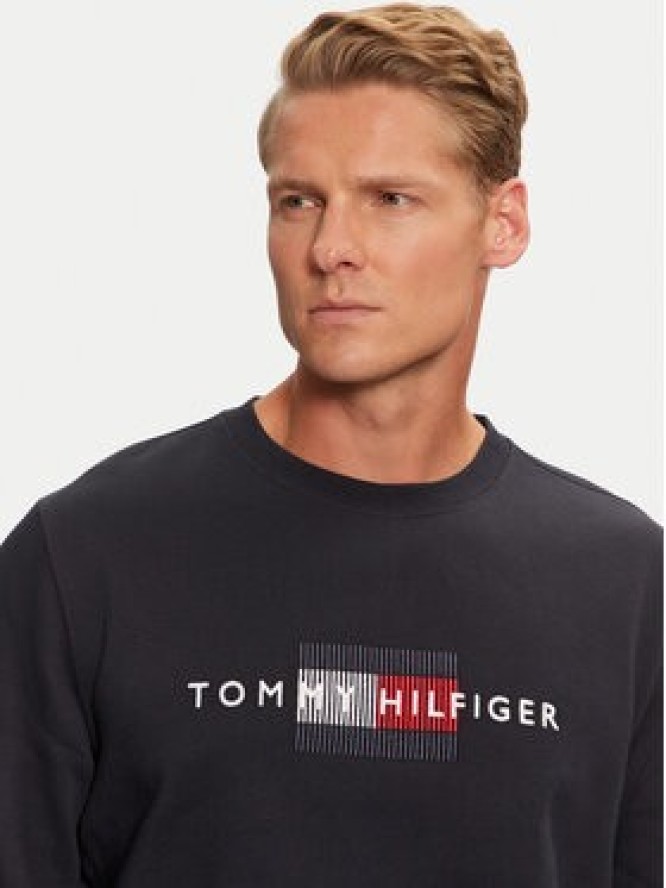 Tommy Hilfiger Bluza MW0MW35541 Granatowy Regular Fit