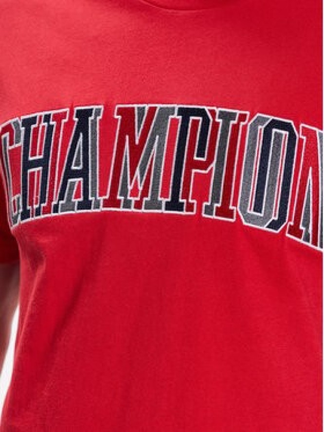 Champion T-Shirt Bookstore 218512 Czerwony Regular Fit