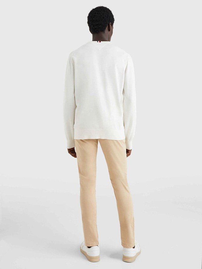 Tommy Hilfiger Sweter w kolorze białym rozmiar: L